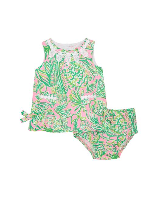 Lilly Pulitzer Lace Collar Dress & Bloomers in Green Lyst