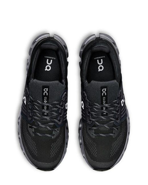 On Shoes Black Cloudswift 4 Running Shoe for men