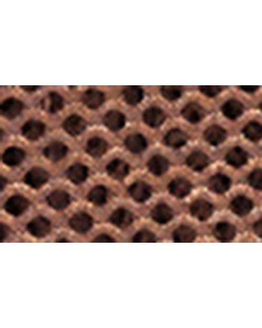 Sanctuary Brown Metallic Net Sheer Maxi Cover-Up Dress