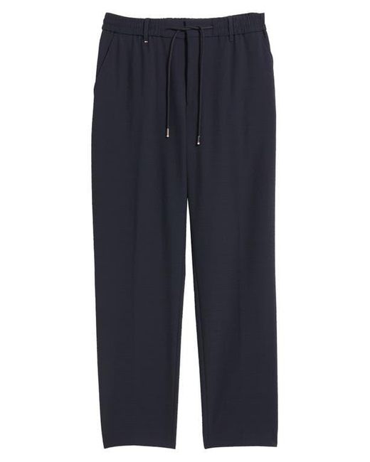 Boss Blue Perin Drawstring Pants for men