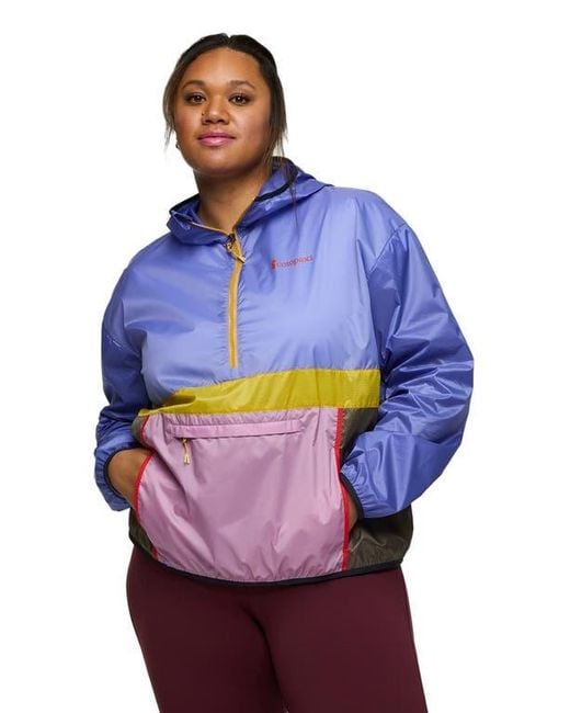 COTOPAXI Blue Teca Half-Zip Windbreaker