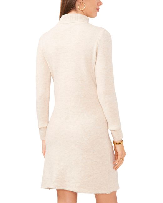 Vince Camuto Natural Long Sleeve Sweater Dress