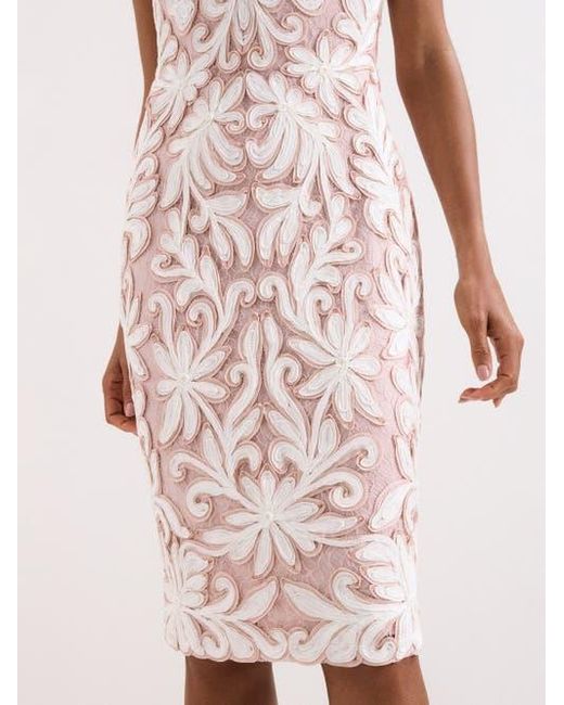 Phase Eight Karima Lace Dress in Pink | Lyst