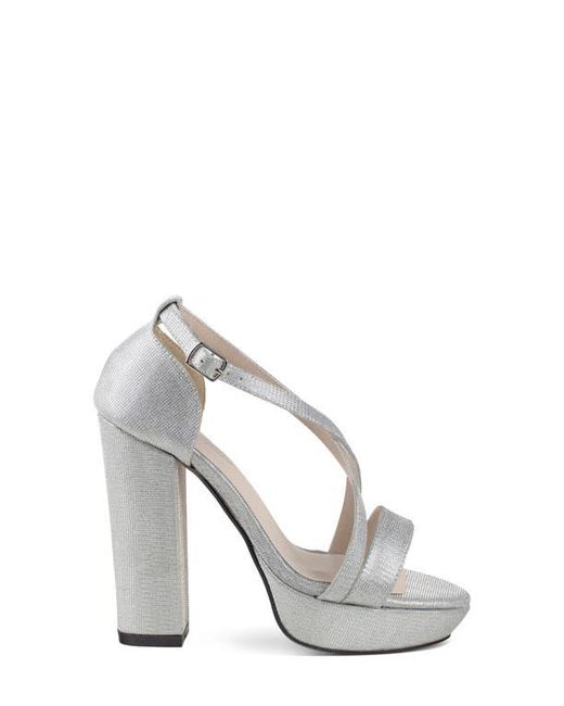 Touch Ups White Chloe Platform Sandal