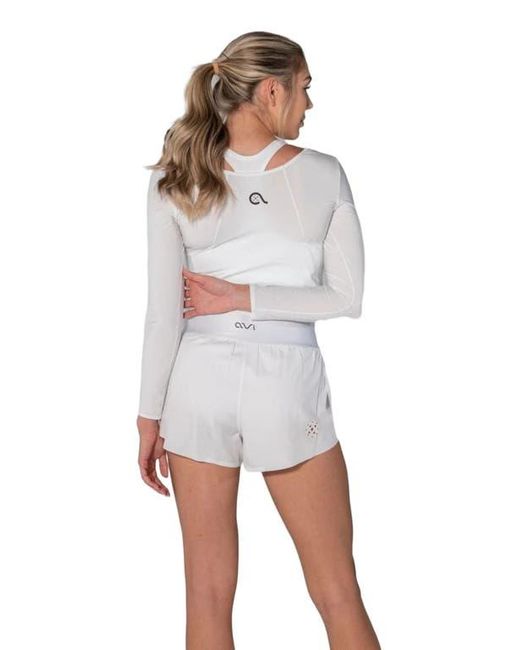AVI Gray Bounce-It Pickleball Long Sleeve
