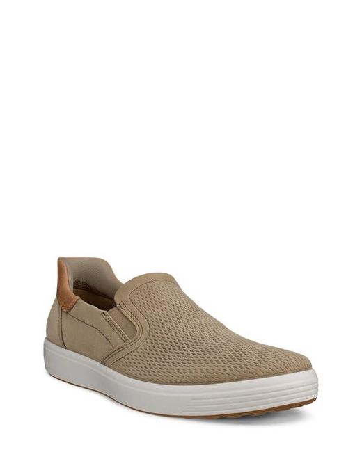 Ecco Brown Soft 7 Easly Slip-on Sneaker for men