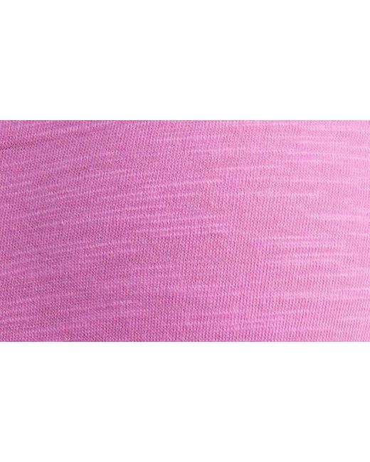 Caslon Pink Caslon(r) Sleeveless Tiered Jersey Dress