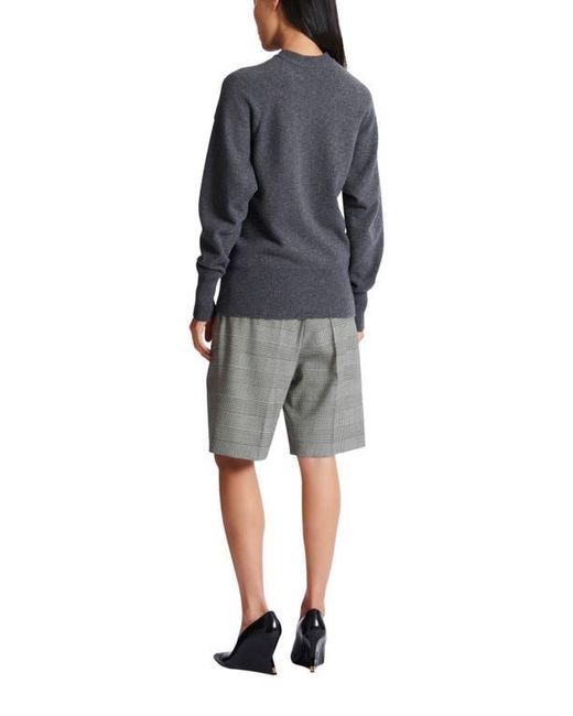 Balmain Blue Buttoned Eco-Cashmere Cardigan