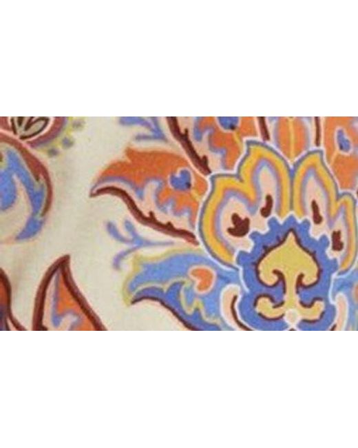 Etro Multicolor Paisley Straight Leg Pants