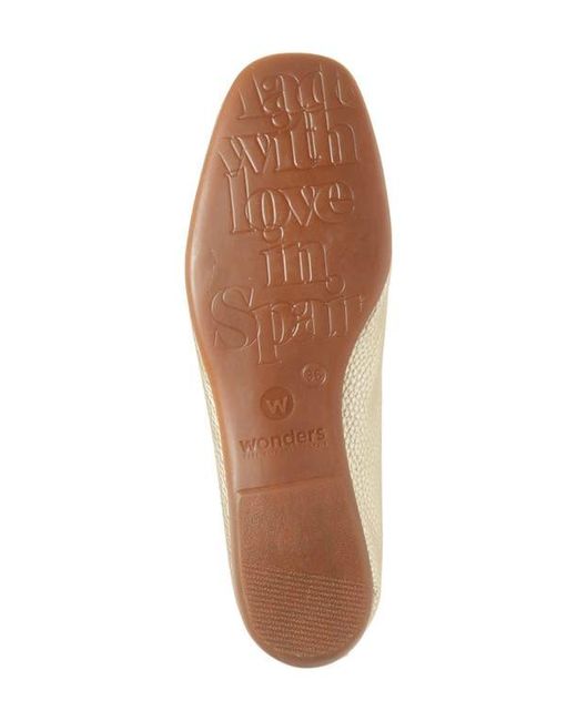 Wonders Natural Ballet Flat