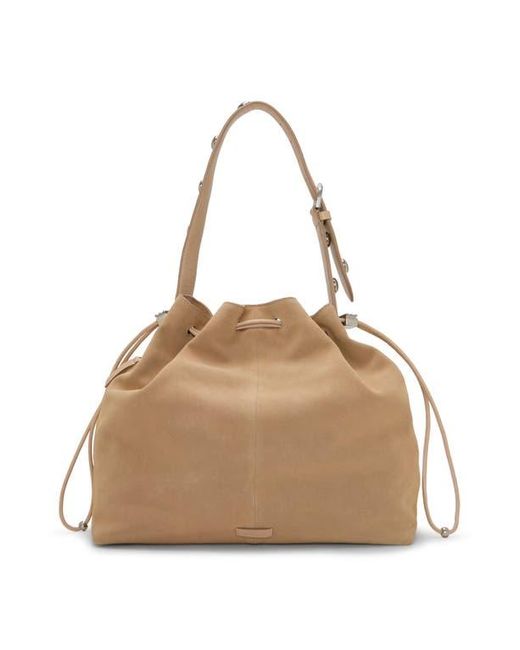 Vince Camuto Natural Pippa Leather Bucket Bag