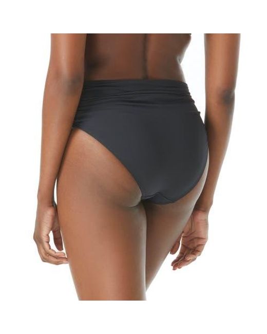 Vince Camuto Black Convertible High Waist Bikini Bottom