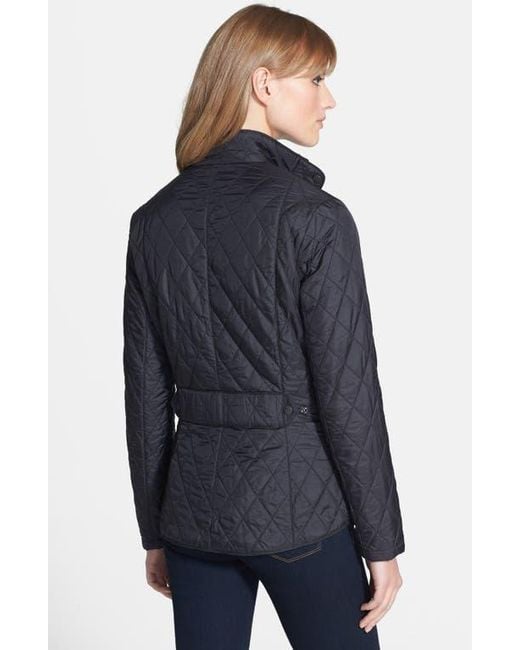 Barbour Black Flyweight Quilted Jacket