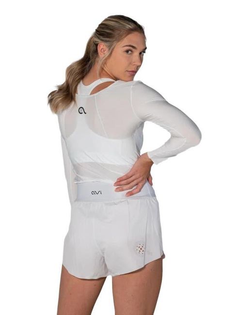 AVI Gray Bounce-It Pickleball Long Sleeve