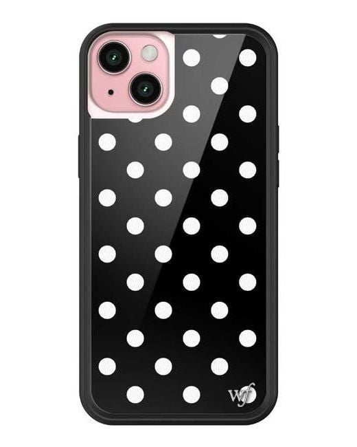 Wildflower Cases Black Polka Dot