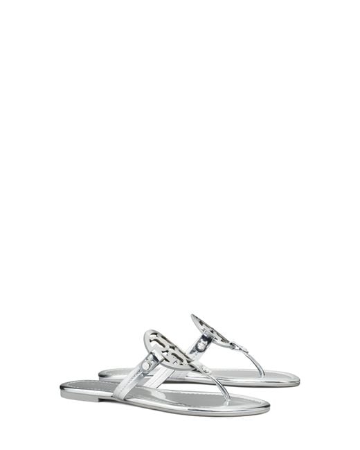 Tory Burch White Miller Shoes, Leather