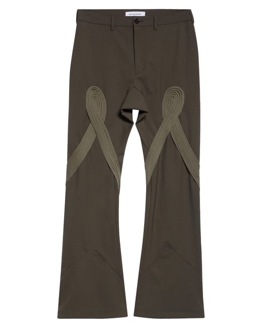 Kiko Kostadinov Multicolor Deultum Corded Appliqué Flare Trousers for men