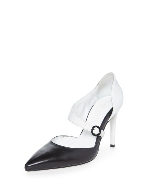 Beautiisoles Sara Pointed Toe Pump in White | Lyst