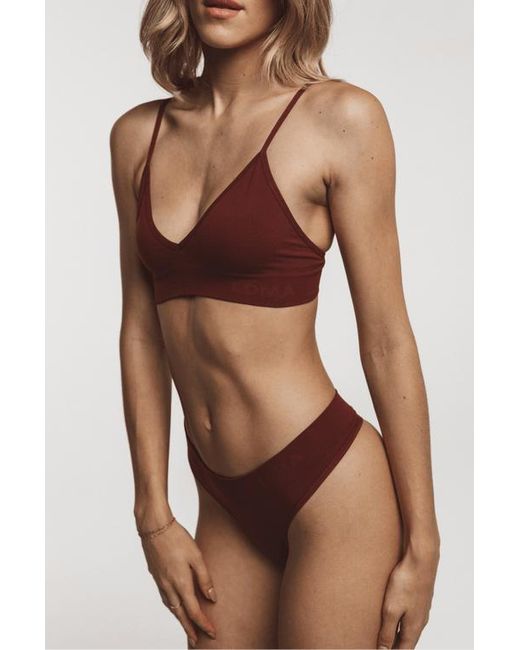 LDMA Brown Low Hide Thong