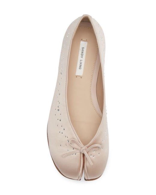 Sandy Liang Natural Split Toe Flat