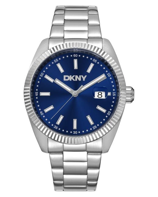 DKNY Metallic Bracelet Watch, 40Mm for men