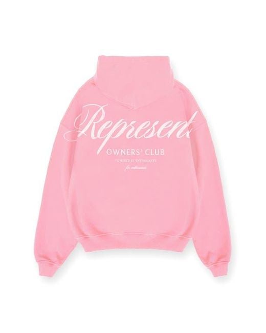 Represent Pink Owners Club Graphic Hoodie for men