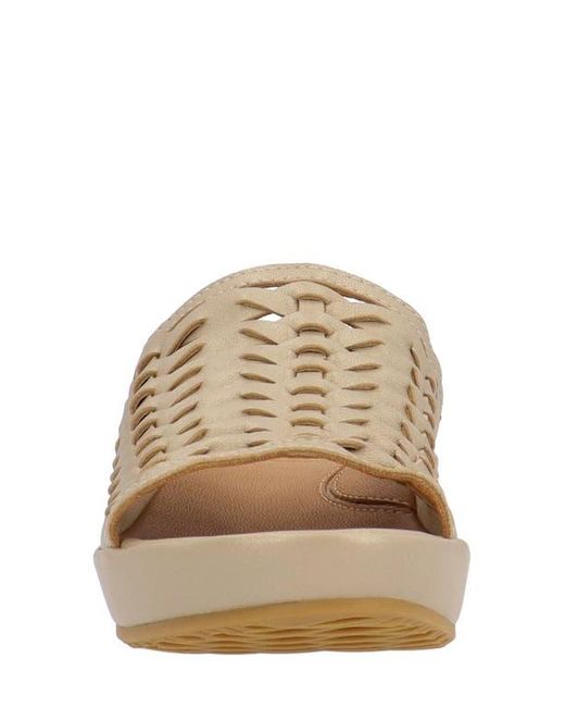 L'amour Des Pieds Multicolor Cyra Platform Wedge Slide Sandal
