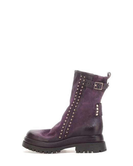 A.s.98 Purple Duke Stud Trim Boot