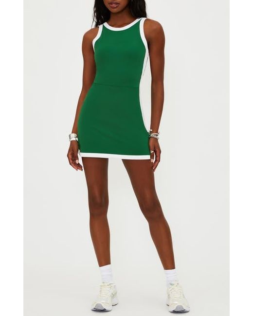 Beach Riot Green Zephyra Skirted Romper