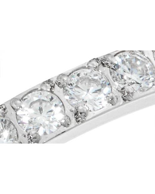 Nordstrom White Set Of 3 Waterproof Cubic Zirconia Stackable Rings