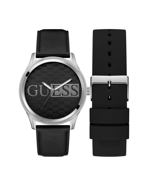 Guess Black Reputation Watch, 44Mm for men