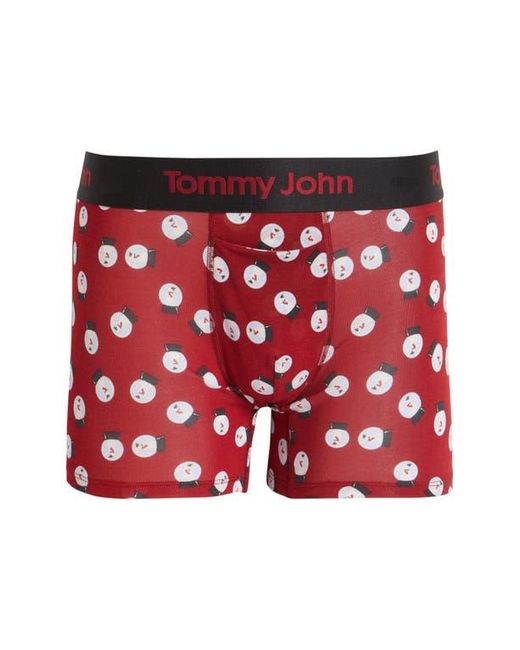Tommy John Red Second Skin 4-Inch Boxer Briefs for men