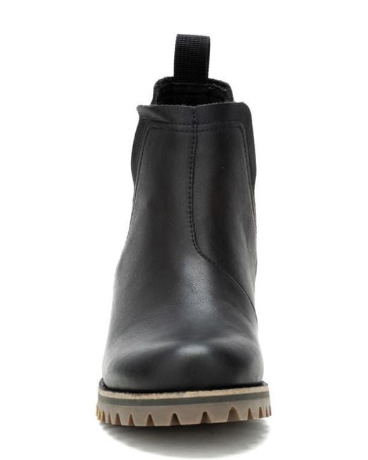 Chaco Black Fields Waterproof Chelsea Boot