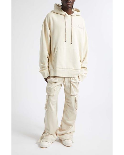 Amiri Natural Drawstring Cargo Pants for men