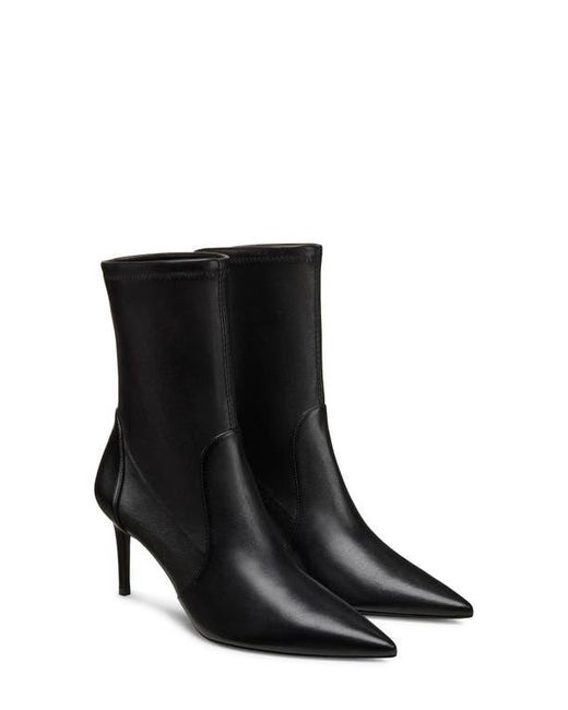 Stuart Weitzman Black Stuart Pointed Toe Bootie