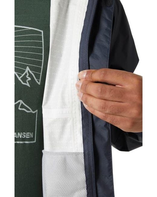 Helly Hansen Blue Loke 2.0 Waterproof Packable Jacket for men