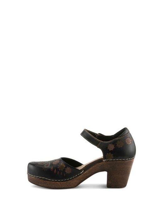 Spring Step Black Bridgitte Clog