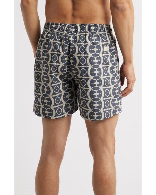 Oas Blue Forge Hypnotise Swim Trunks for men