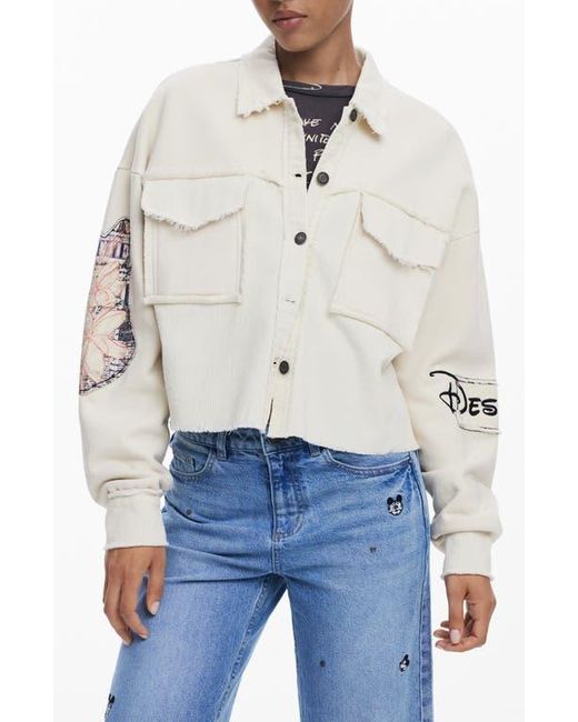 Desigual Blue Mickey Mouse Knit Jacket