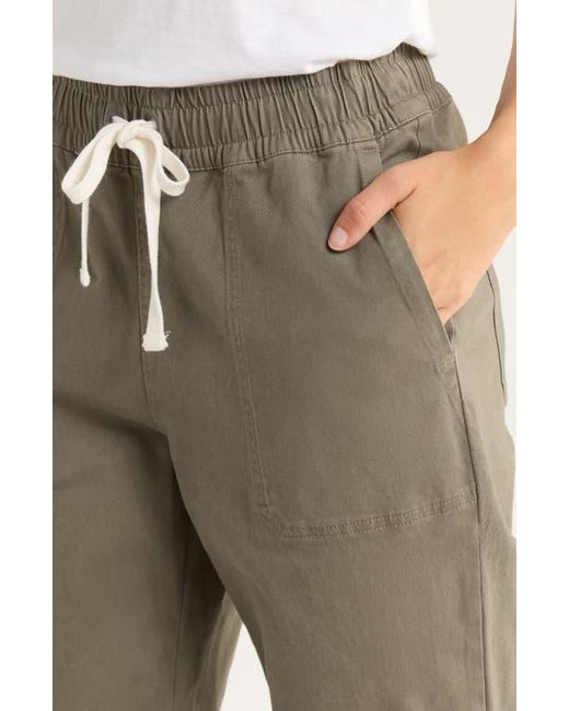 Free Fly Gray Pacifica Stretch Twill Drawstring Pants