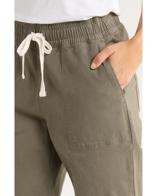 Free Fly Gray Pacifica Stretch Twill Drawstring Pants