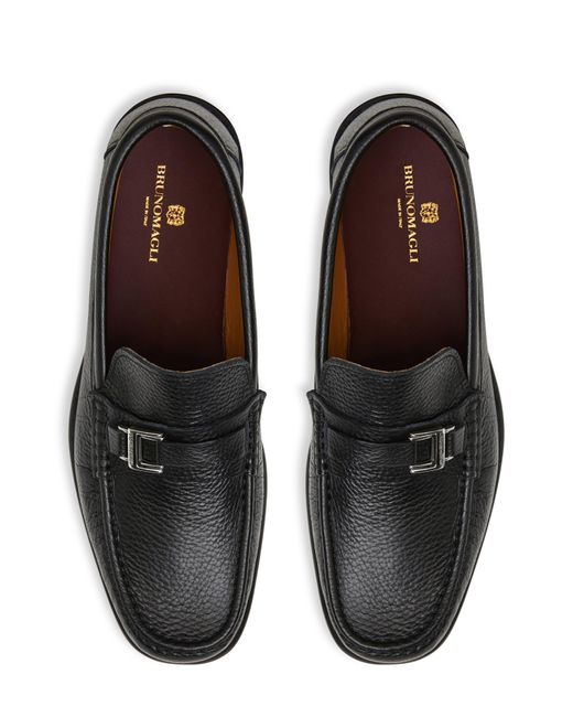 Bruno Magli Enzo Moc Toe Loafer in Black for Men Lyst