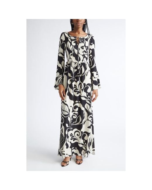 sachin and babi light blue dress PRETTYGARDEN Women's Elegant Maxi Dresses Long Sleeve V Neck Flowy Poc