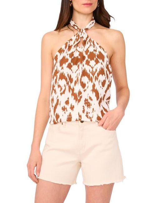 Vince Camuto Multicolor Twist Neck Halter Top