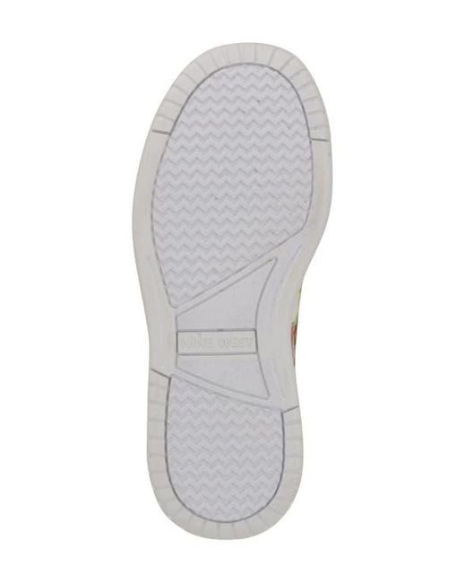 Nine West White Nenya Sneaker