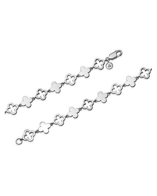 DEVATA White Clover Chain Bracelet