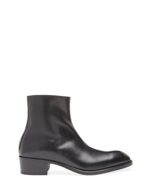 Tom Ford Black Vincent Leather Boot for men