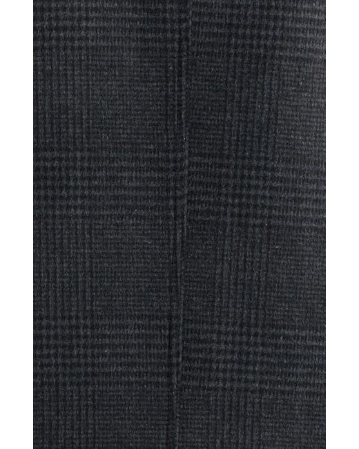Johnston & Murphy Black Upton Car Coat With Removable Bib for men