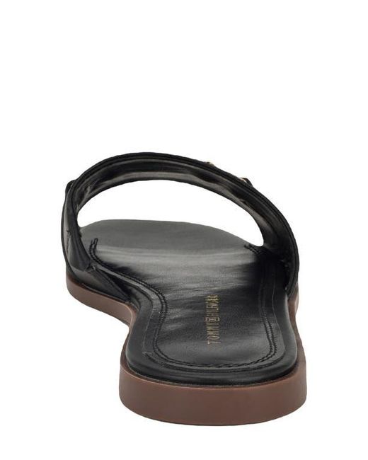 Tommy Hilfiger Black Pipper Slide Sandal