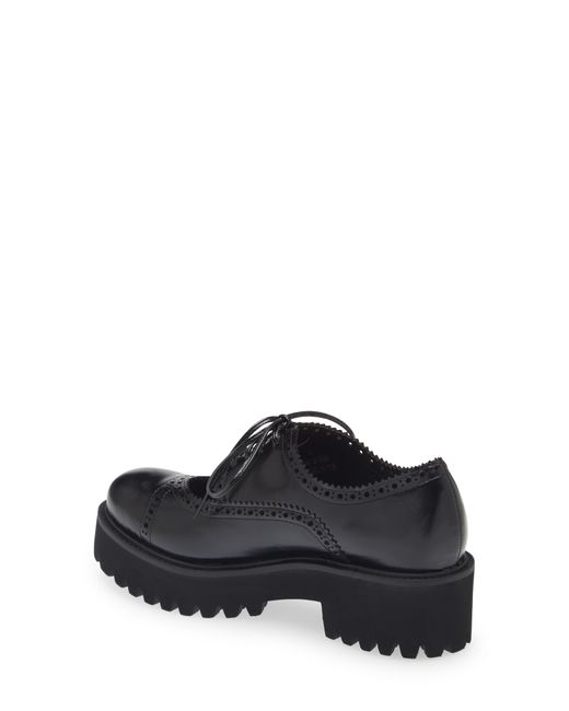 Jeffrey Campbell Realistic Cutout Platform Oxford in Black | Lyst